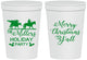 Personalized Christmas 16 oz Stadium Cups - Country | 280087