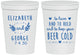 Personalized Wedding 16 oz Stadium Cups - To Have And To Hold | 281