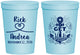 Personalized Wedding 16 oz Stadium Cups - Lets Get Nauti | 292