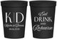 Personalized Rehearsal Dinner 16 oz Stadium Cups - Eat Drink Rehearse | 30000