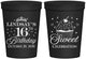 Personalized 16th Birthday 16 oz Stadium Cups - Cupcake | 300000