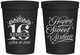 Personalized 16th Birthday 16 oz Stadium Cups - Tiara | 300008