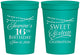 Personalized 16th Birthday 16 oz Stadium Cups - String Lights | 300009
