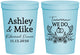 Personalized Rehearsal Dinner 16 oz Stadium Cups - Tomorrow We Do | 30002