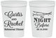Personalized Rehearsal Dinner 16 oz Stadium Cups - The Night Before | 30006