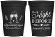 Personalized Rehearsal Dinner 16 oz Stadium Cups - The Night Before | 30008