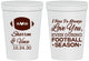 Personalized Wedding 16 oz Stadium Cups - Football | 302