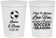 Personalized Wedding 16 oz Stadium Cups - Soccer | 307