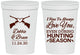 Personalized Wedding 16 oz Stadium Cups - Hunting | 308