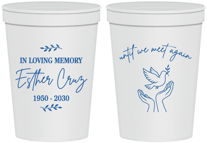Personalized Memorial 16 oz Stadium Cups - In Loving Memory | 310004