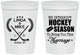 Personalized Wedding 16 oz Stadium Cups - We Interrupt Hockey | 312