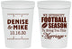 Personalized Wedding 16 oz Stadium Cups - We Interrupt Football | 314