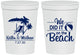 Personalized Wedding 16 oz Stadium Cups - We Did It On The Beach | 317