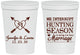 Personalized Wedding 16 oz Stadium Cups - We Interrupt Season | 318