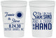 Personalized Wedding 16 oz Stadium Cups - Sun Sand Drink In My Hand | 319