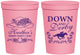 Personalized Derby Day 16 oz Stadium Cups - Down And Derby | 320001