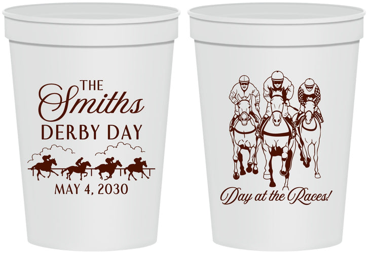 Personalized Derby Day 16 oz Stadium Cups - Day At The Races | 320009