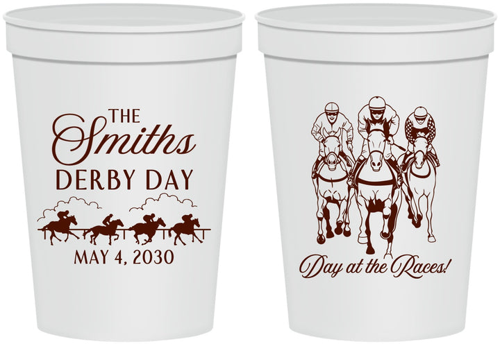 Personalized Derby Day 16 oz Stadium Cups - Day At The Races | 320009
