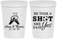 Personalized Wedding 16 oz Stadium Cups - Took A Shot Soccer | 322