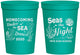 Personalized Homecoming 16 oz Stadium Cups - Under The Sea Dance | 330001