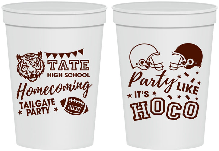 Personalized Homecoming 16 oz Stadium Cups - Party Like Its Hoco | 330012