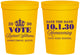 Personalized Homecoming 16 oz Stadium Cups - Hoco Queen Vote | 330020