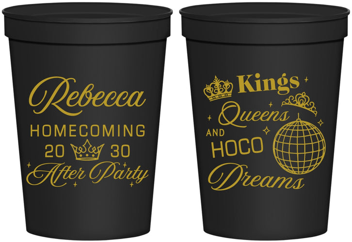 Personalized Homecoming 16 oz Stadium Cups - Hoco After Party | 330027