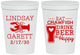 Personalized Wedding 16 oz Stadium Cups - Crawfish Boil | 333