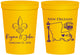 Personalized Wedding 16 oz Stadium Cups - New Orleans | 334