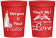 Personalized Wedding 16 oz Stadium Cups - Crawfish Boil Pinch Me | 337