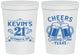 Personalized 21st Birthday 16 oz Stadium Cups - Cheers To Twenty One Years | 340000