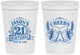 Personalized 21st Birthday 16 oz Stadium Cups - Cheers | 340001
