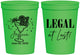 Personalized 21st Birthday 16 oz Stadium Cups - Legal At Last | 340005