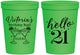 Personalized 21st Birthday 16 oz Stadium Cups - Hello Twenty One | 340011