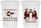 Personalized Wedding 16 oz Stadium Cups - We Bit The Bullet | 343