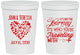 Personalized Wedding 16 oz Stadium Cups - Journey Traveling With | 354