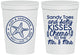 Personalized Wedding 16 oz Stadium Cups - Sandy Feet Salty Kisses | 355