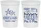 Personalized Wedding 16 oz Stadium Cups - Sandy Feet Salty Kisses | 356