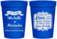 Personalized Wedding 16 oz Stadium Cups - Love Story | 359