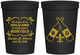 Personalized Wedding 16 oz Stadium Cups - Fleur De Lis | 378
