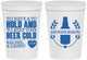 Personalized Wedding 16 oz Stadium Cups - To Have And To Hold | 384