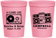 Personalized Wedding 16 oz Stadium Cups - Class Love Cassette Tape | 389