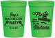 Personalized Bachelor Party 16 oz Stadium Cups - Fiesta No Manana | 40002