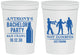 Personalized Bachelor Party 16 oz Stadium Cups - Bar Crawl | 40010