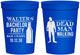 Personalized Bachelor Party 16 oz Stadium Cups - Dead Man Walking | 40011