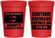 Personalized Bachelor Party 16 oz Stadium Cups - Caution Expires On | 40012
