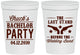 Personalized Bachelor Party 16 oz Stadium Cups - Last Stand Wedding Bands | 40015