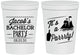 Personalized Bachelor Party 16 oz Stadium Cups - Boat | 40023