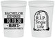 Personalized Bachelor Party 16 oz Stadium Cups - Rip Single Life | 40028