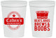 Personalized Bachelor Party 16 oz Stadium Cups - Brews And Boobs | 40031